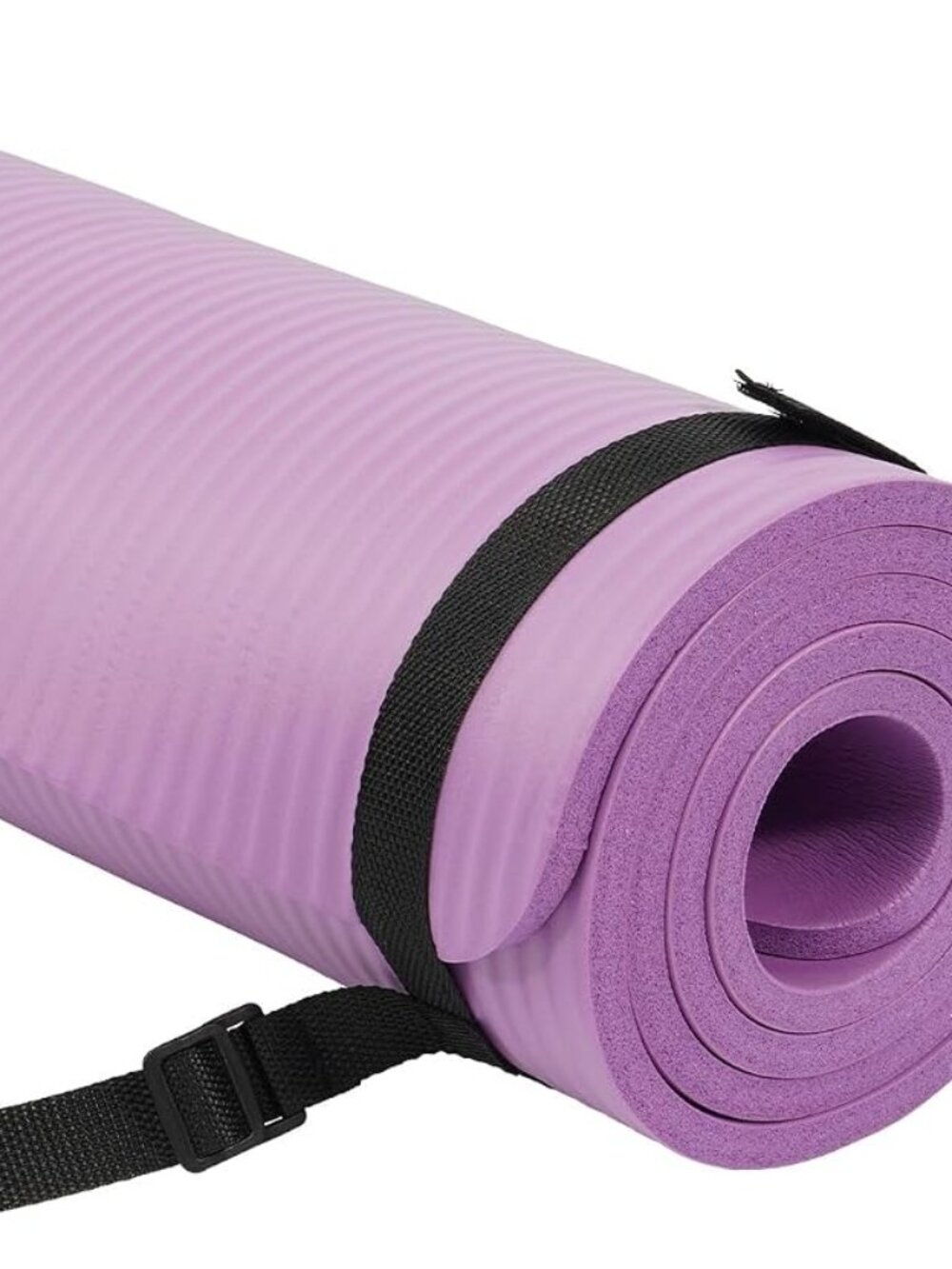 1/2-inch Thick High Density Exercise Yoga Mat with Carrying Strap